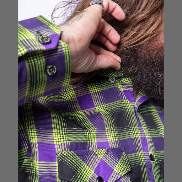 DIXXON FLANNEL x ROB ZOMBIE Flannel Shirt - Men's XL - Collab - Picture 12 of 14